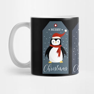 Holiday greeting cards gift labels with cute animals Mug